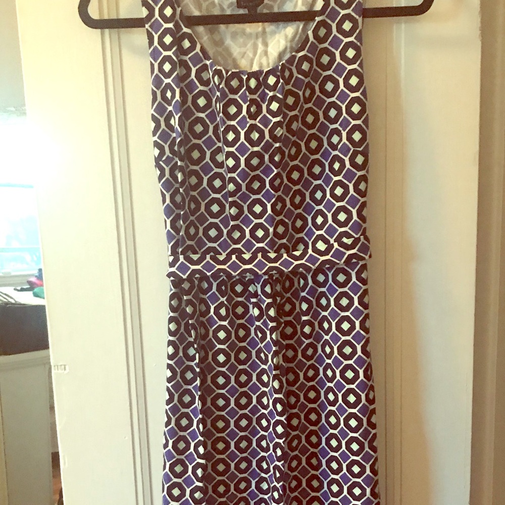 ☀️Talbots fun patterned sleeveless dress☀️